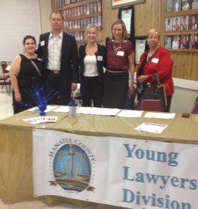 Matt Westerman, Amanda Smith and Ann Breitinger with other attorneys serving Veterans at "Lawyers at the Legion"