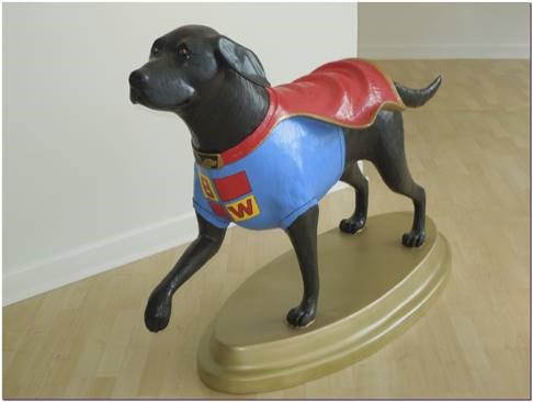 Blalock Walters' "Boy Wonder" Superhero Pup