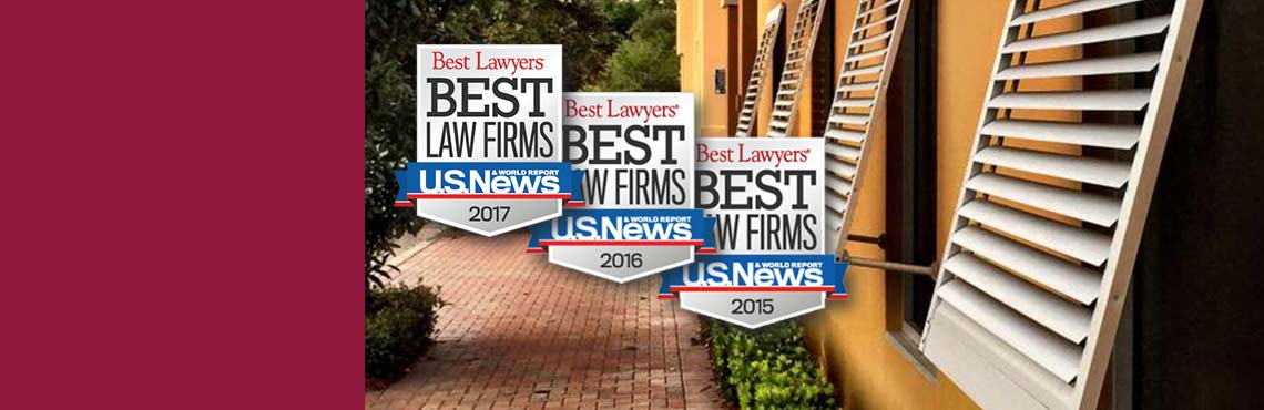 Firm Earns 2017 “Best Law Firm” Ranking by U.S. News & World Report and Best Lawyers